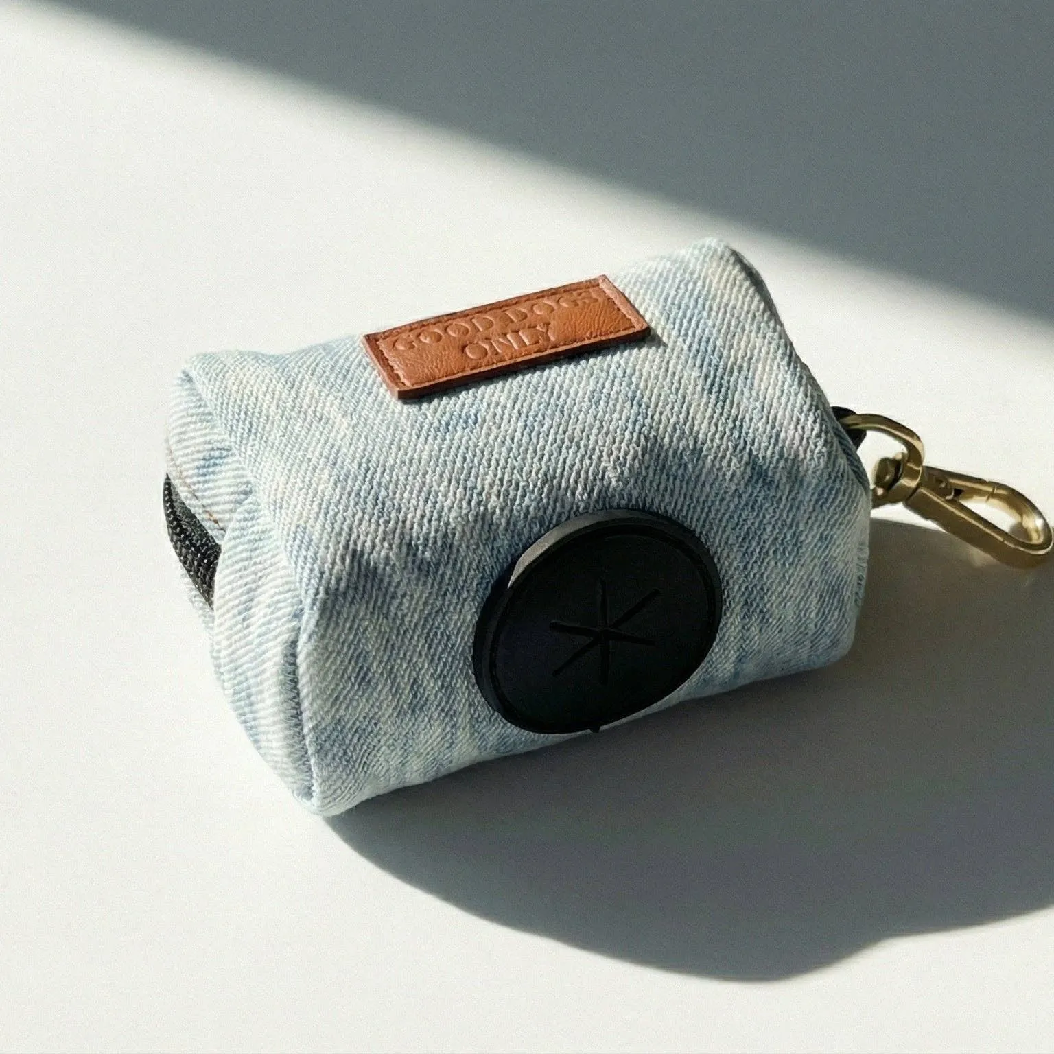 Denim waste bag holder in Drift
