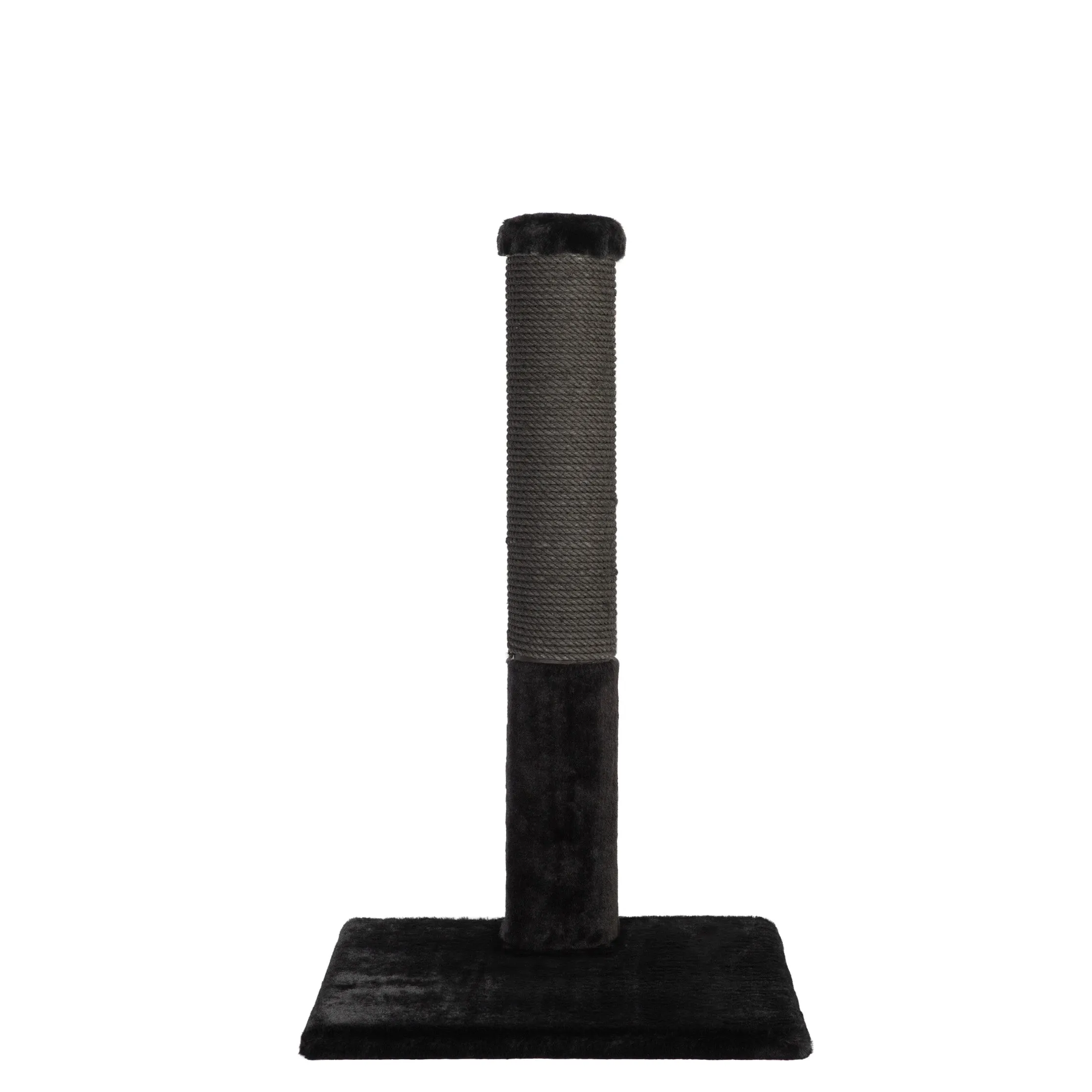 Poteau griffoir Noba Classic 71 cm – fausse fourrure noire, photo 3