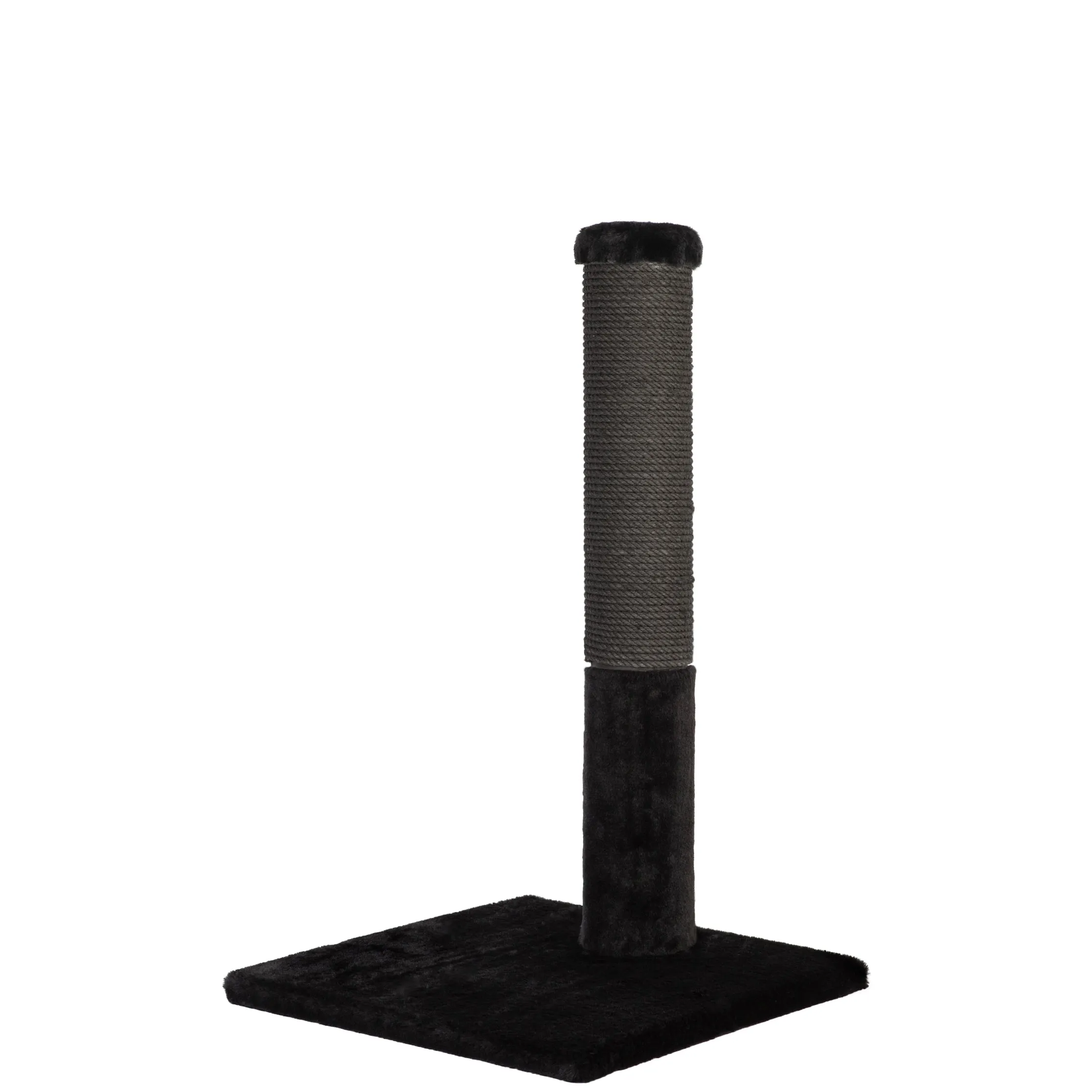 Poteau griffoir Noba Classic 71 cm – fausse fourrure noire, photo 4