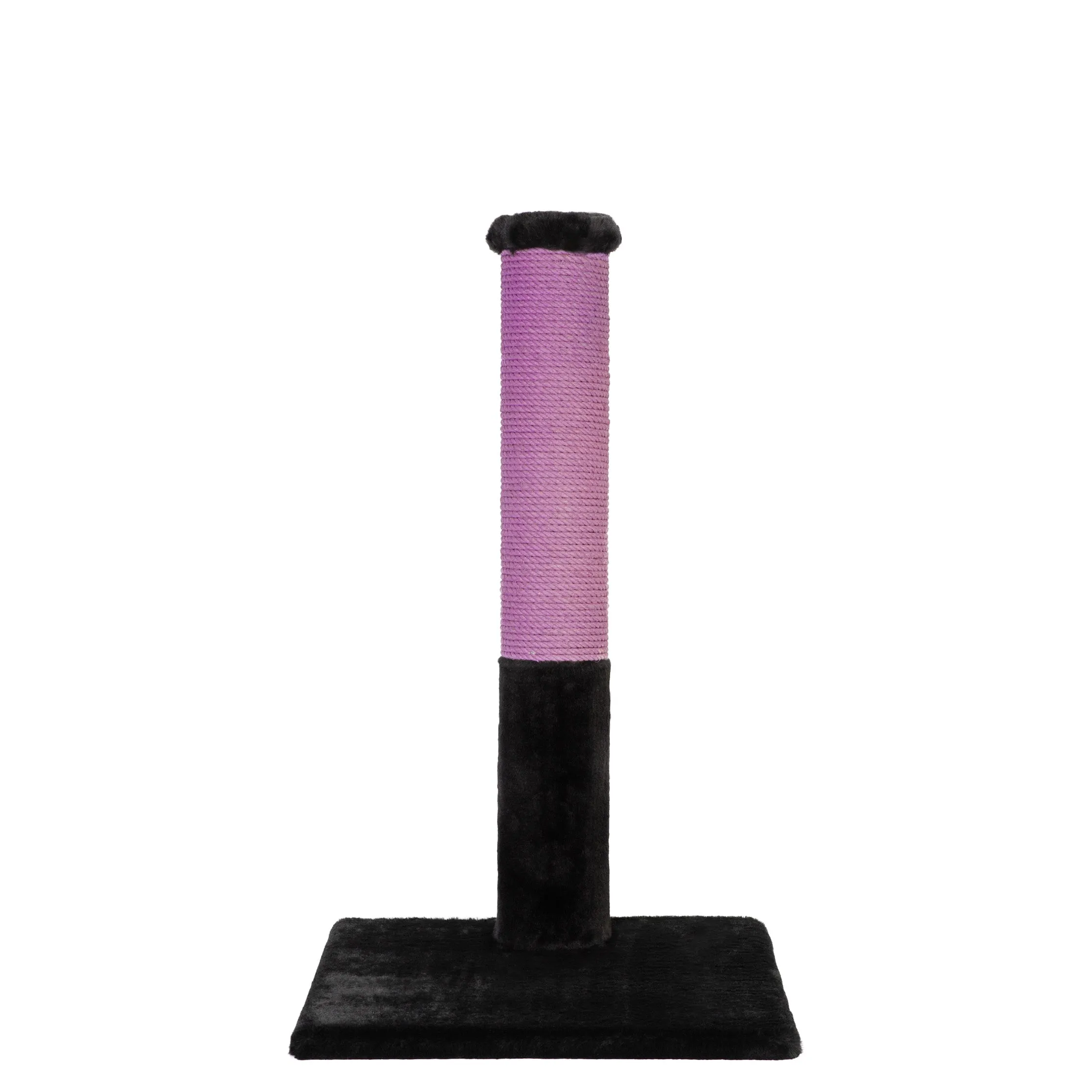 Poteau griffoir Noba Classic 71 cm – fausse fourrure noire, photo 5