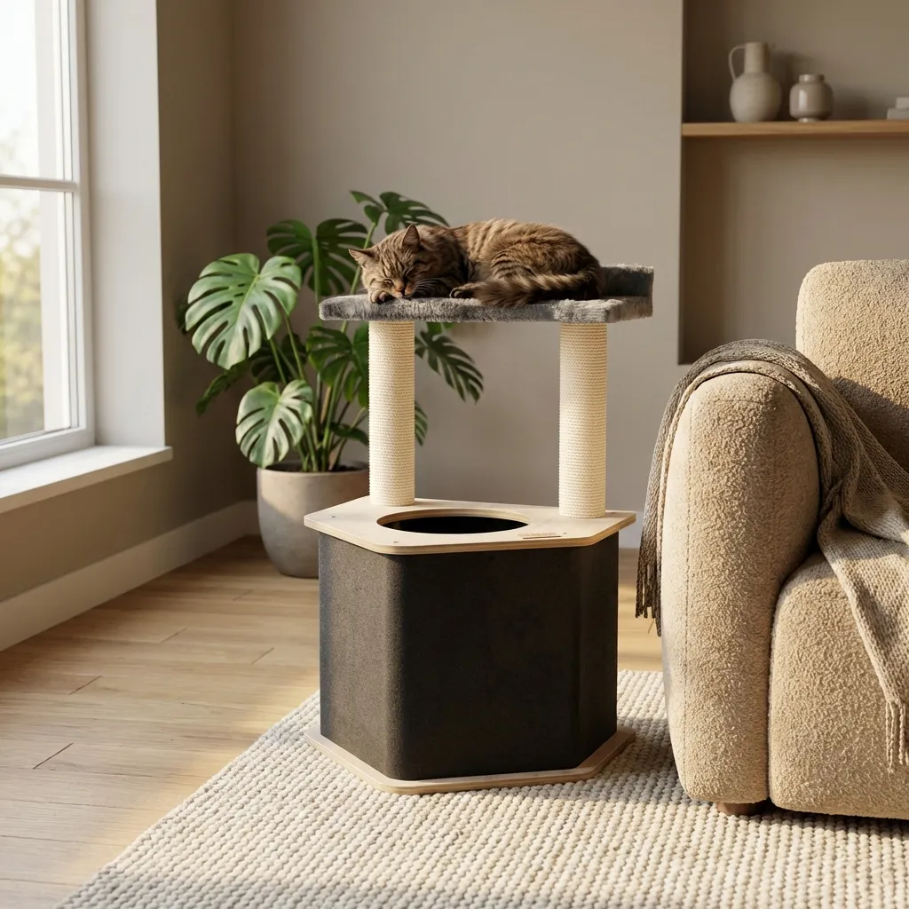The Lodge 2-Level Cat Tree, photo 2
